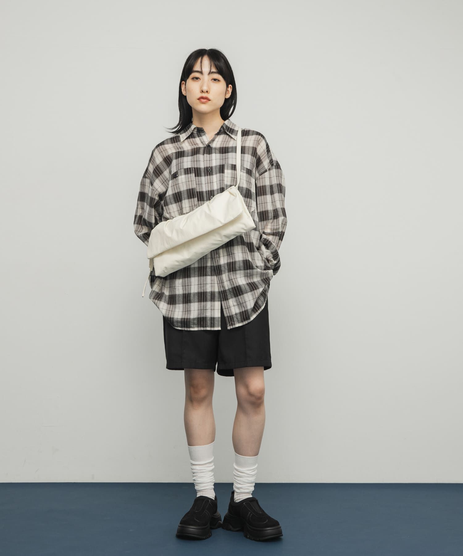  「ナイロンギャザーフラップBAG」|ショルダー・メッセンジャー|