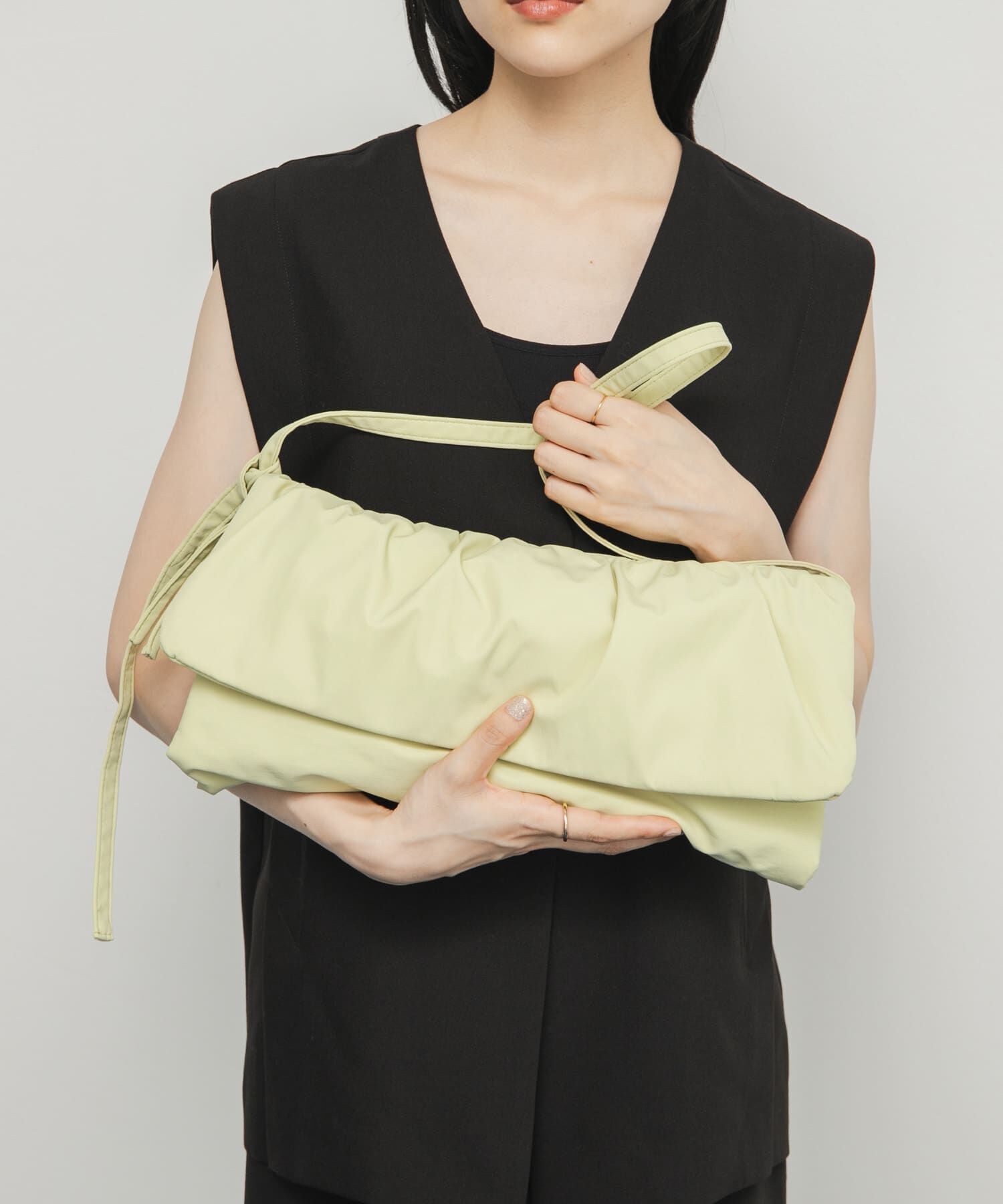  「ナイロンギャザーフラップBAG」|ショルダー・メッセンジャー|