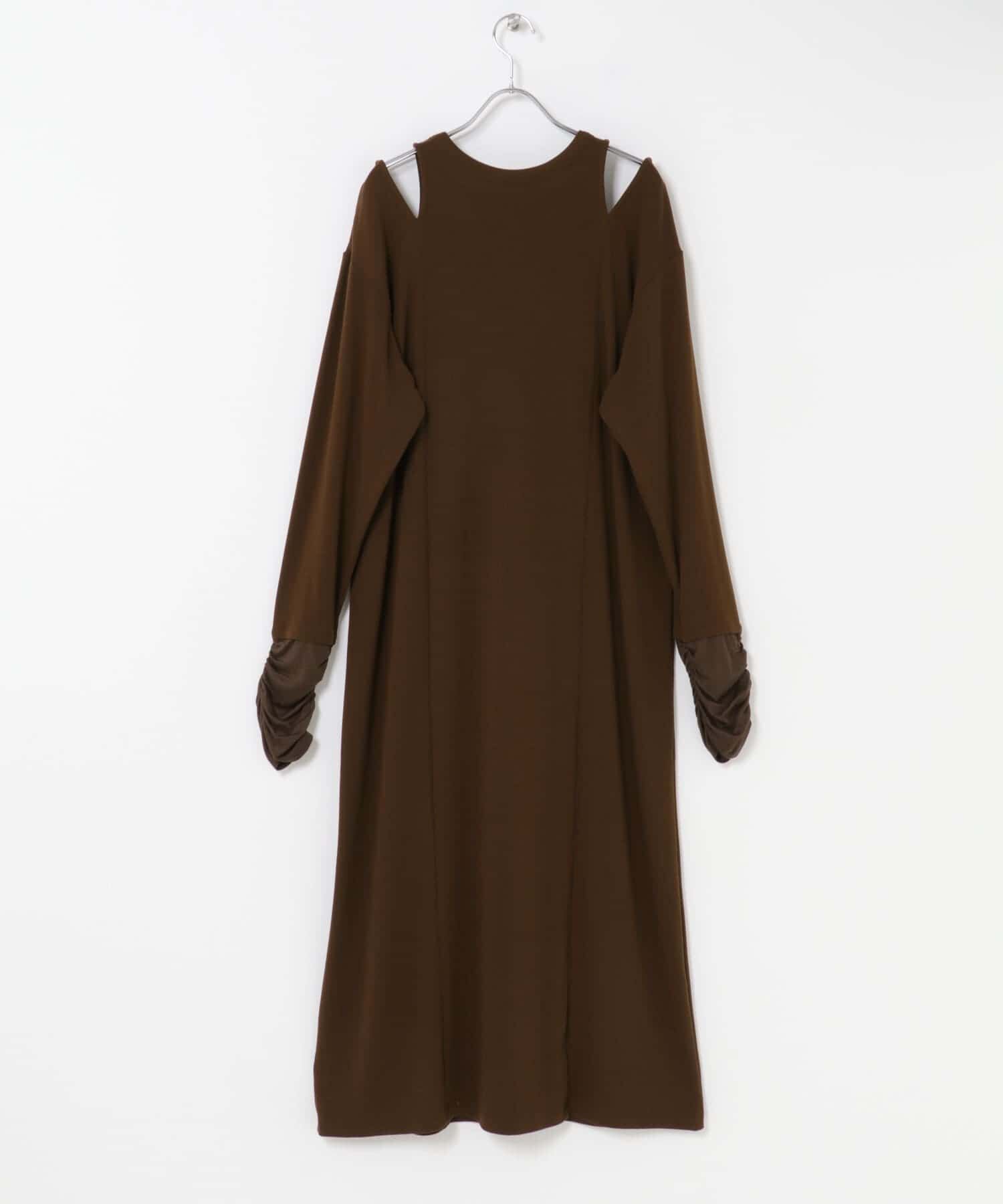  「ショルダーカットワンピース」|ワンピース|