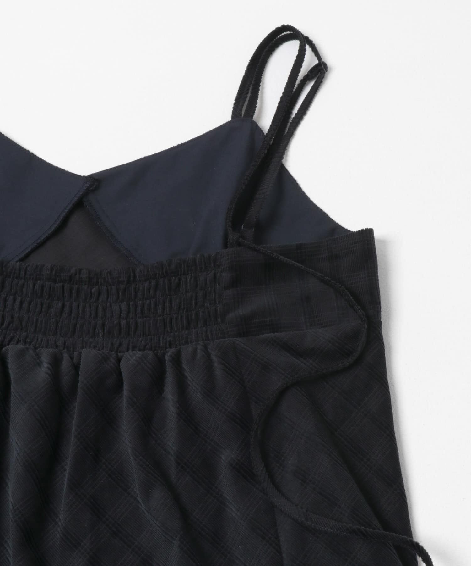  「チェックコーデュロイキャミワンピース」|ワンピース|