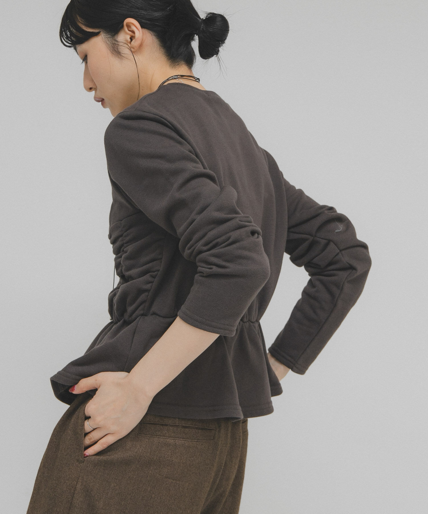  「ランダムシャーリングプルオーバー」|Tシャツ・カットソー|