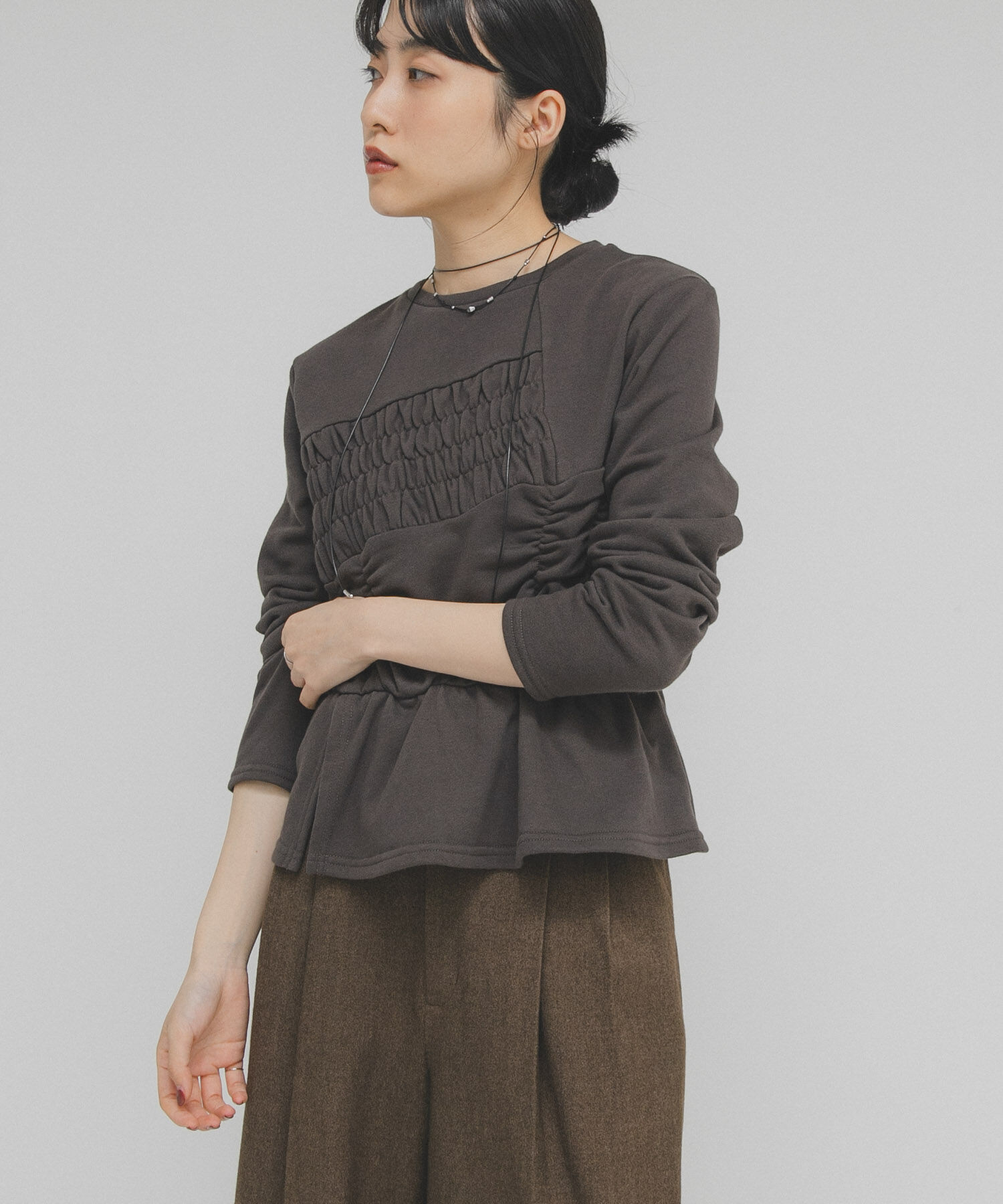  「ランダムシャーリングプルオーバー」|Tシャツ・カットソー|