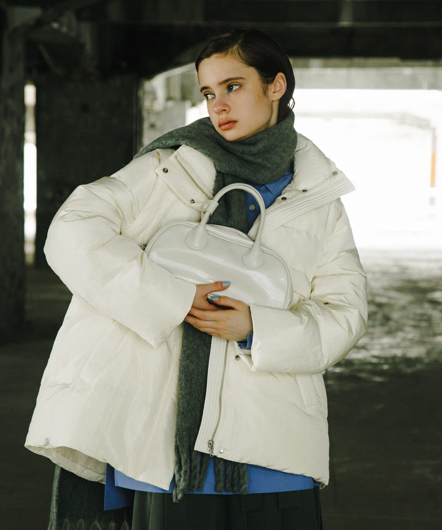 SENSE OF PLACE by URBAN RESEARCH「モヘアライクストール」|マフラー|