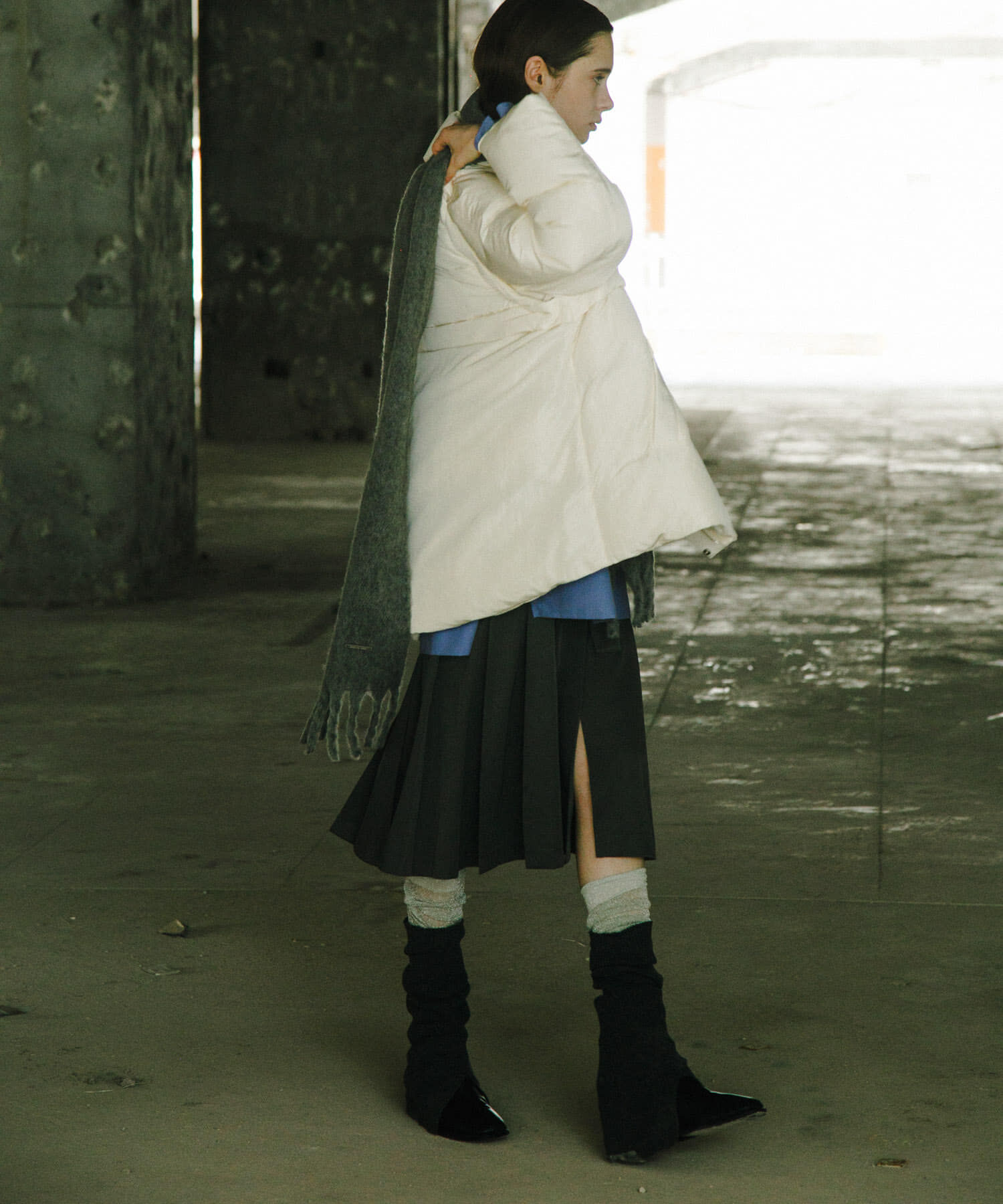 SENSE OF PLACE by URBAN RESEARCH「モヘアライクストール」|マフラー|