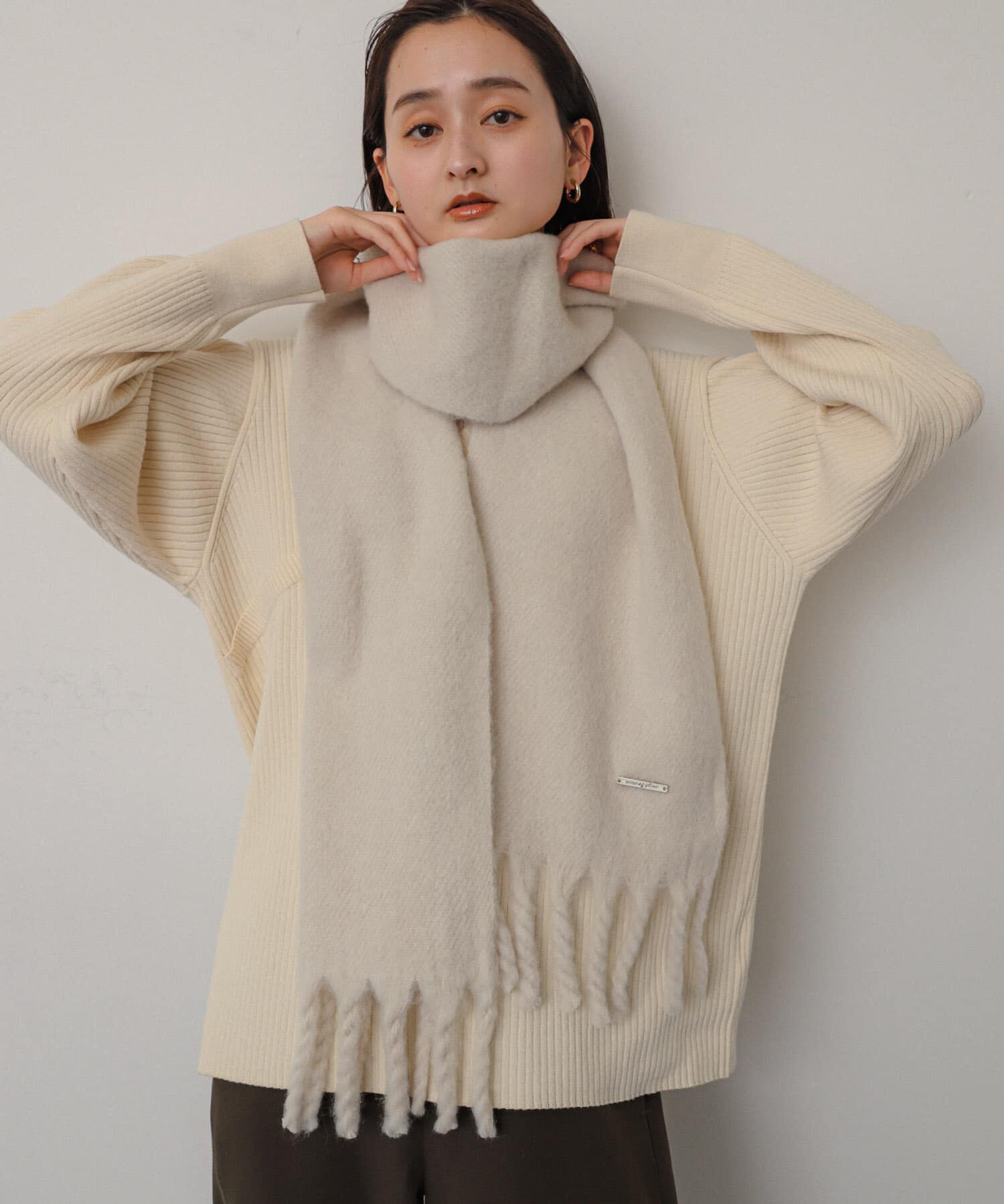 SENSE OF PLACE by URBAN RESEARCH「モヘアライクストール」|マフラー|