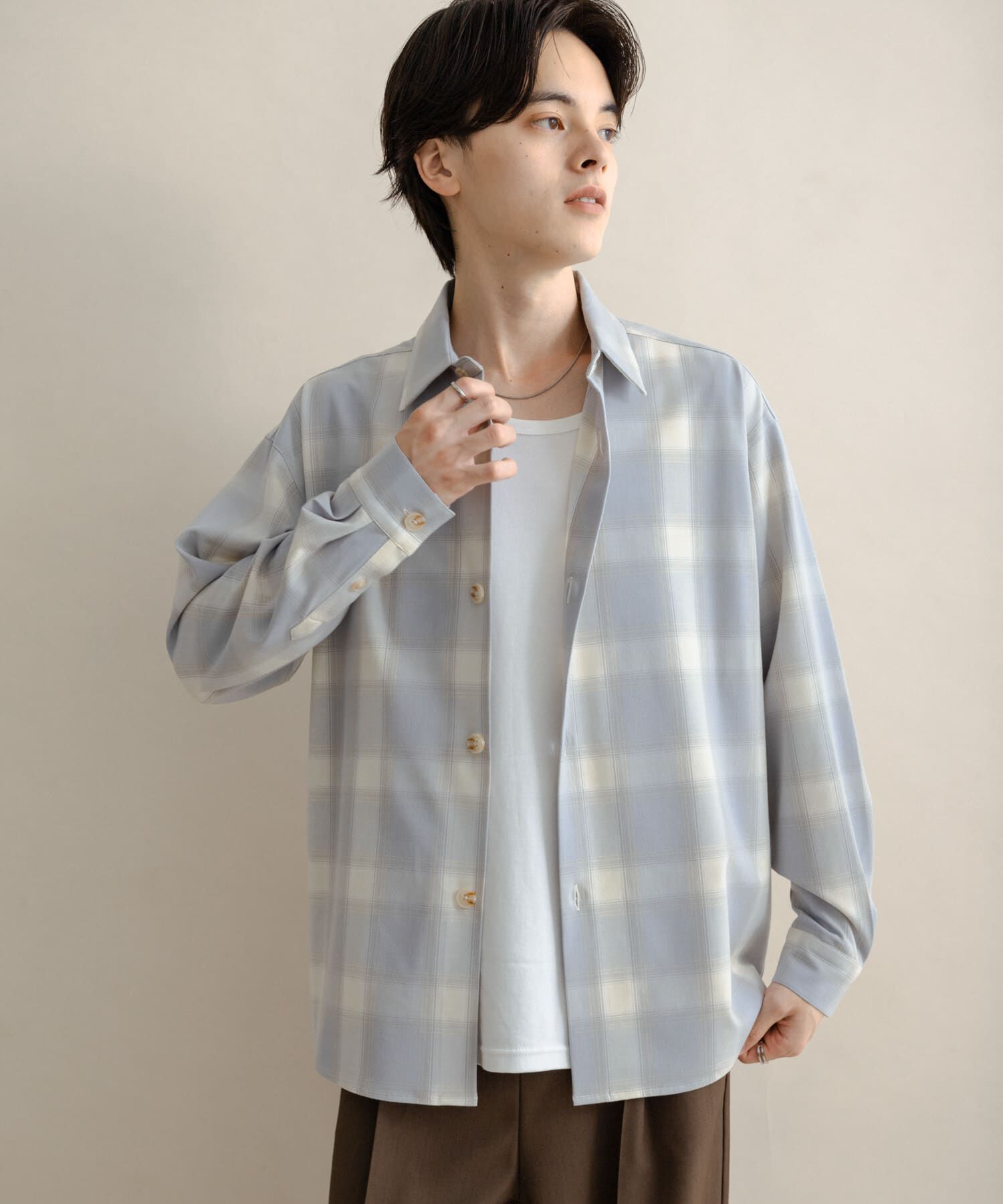 SENSE OF PLACE by URBAN RESEARCH「カラールーズシャツ」|シャツ・ブラウス|