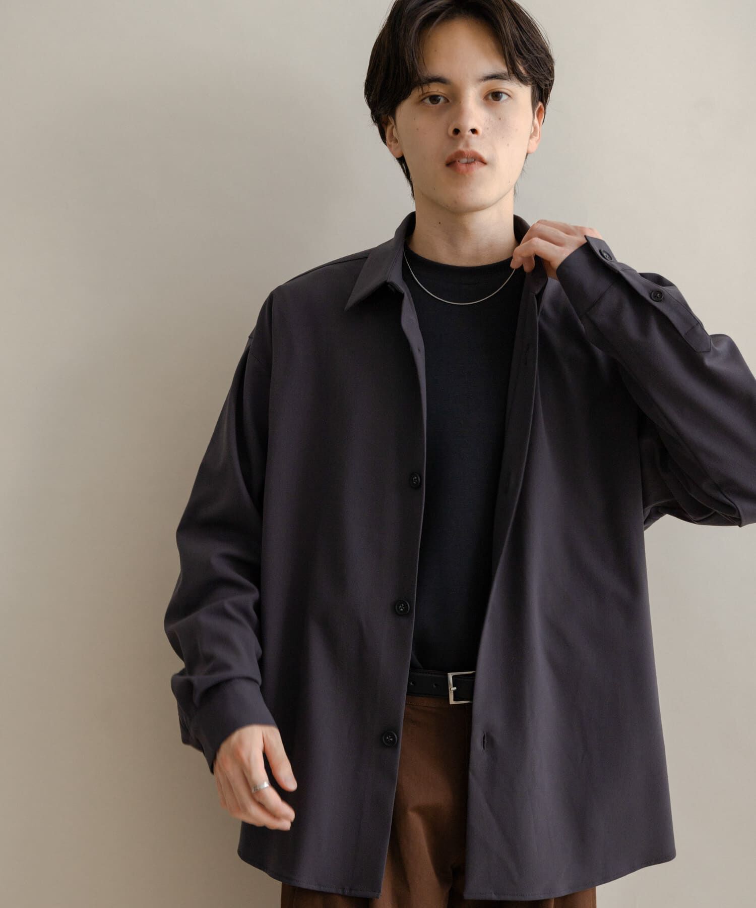 SENSE OF PLACE by URBAN RESEARCH「カラールーズシャツ」|シャツ・ブラウス|