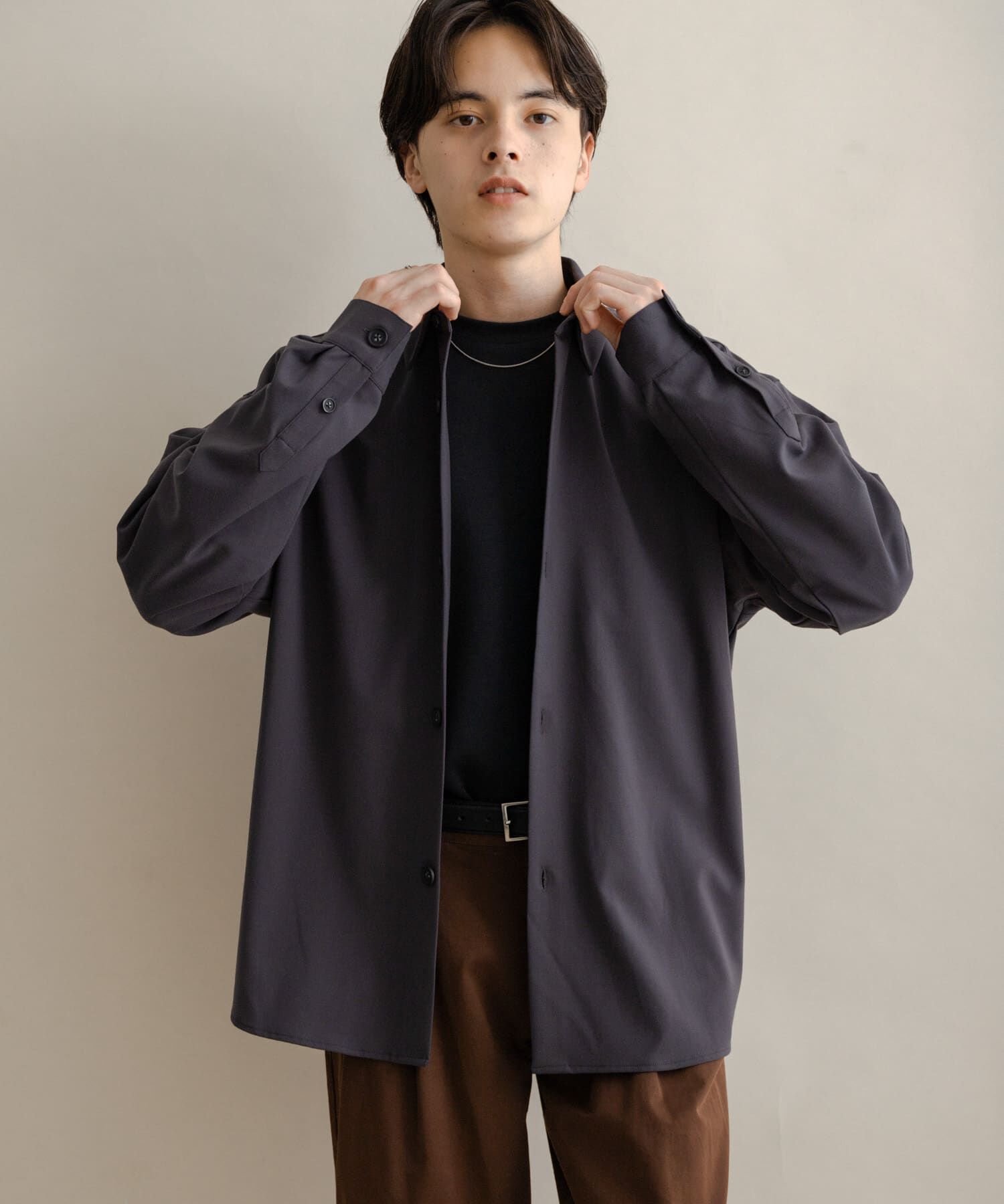 SENSE OF PLACE by URBAN RESEARCH「カラールーズシャツ」|シャツ・ブラウス|