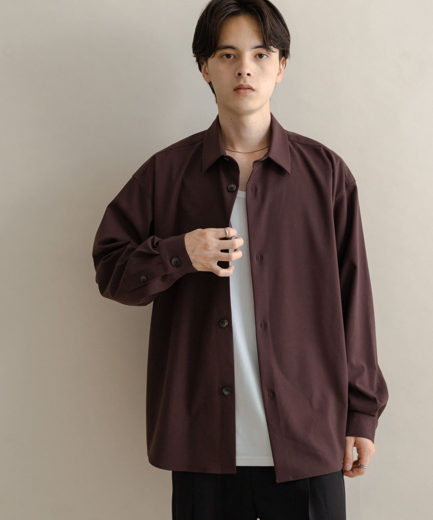 SENSE OF PLACE by URBAN RESEARCH「カラールーズシャツ」|シャツ・ブラウス|