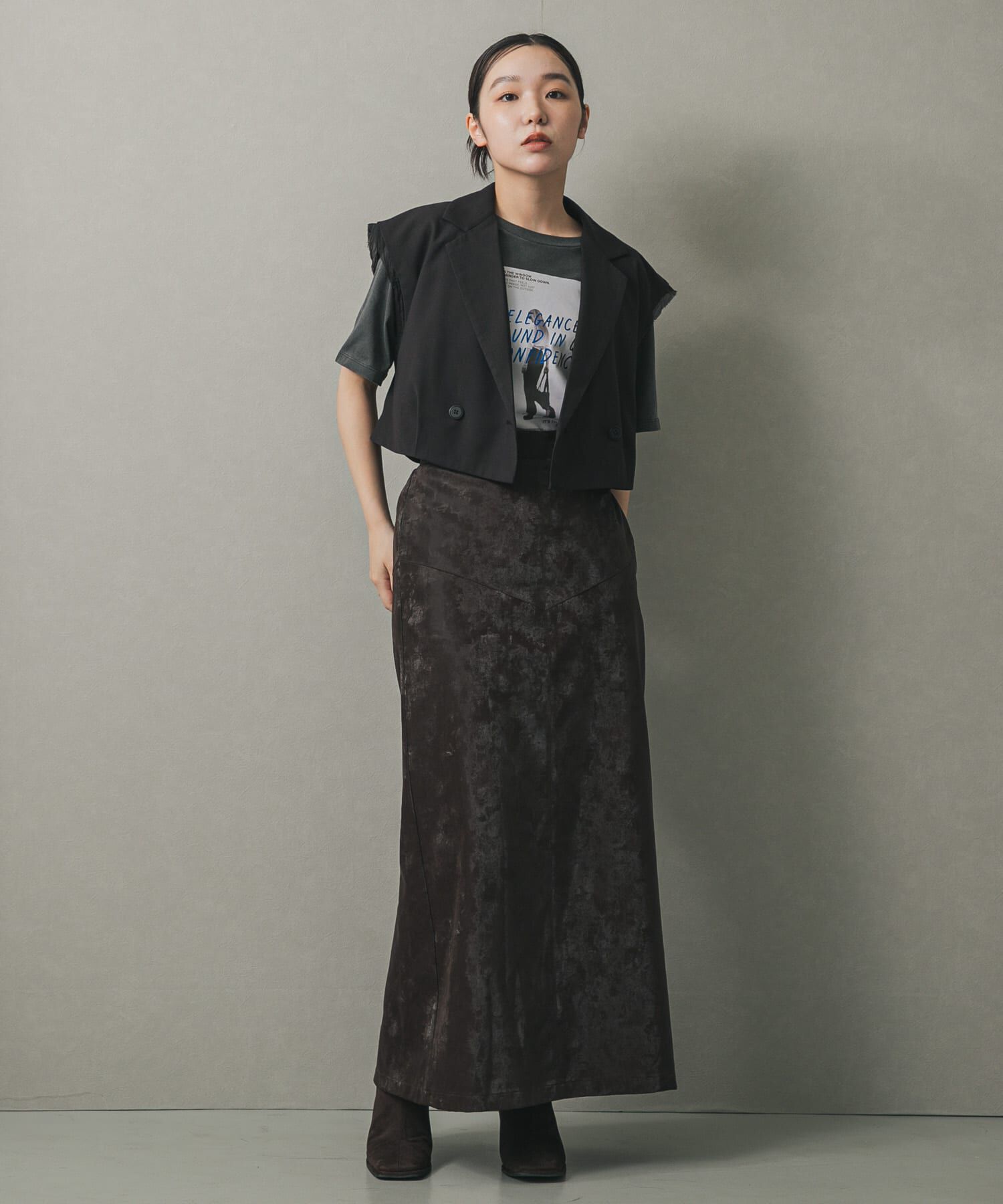 SENSE OF PLACE by URBAN RESEARCH「テーラードクロップドジレ」|ベスト・ジレ|