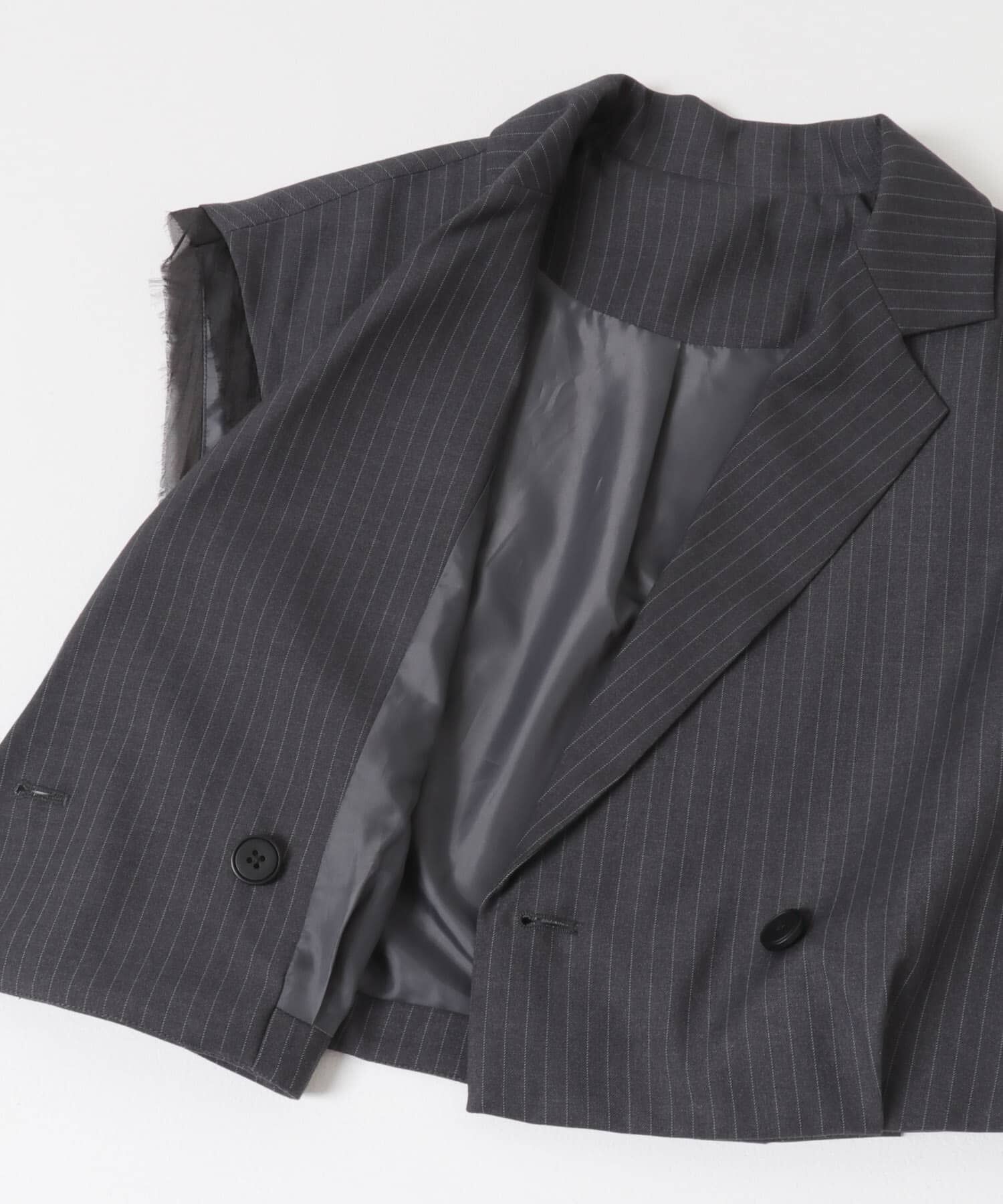 SENSE OF PLACE by URBAN RESEARCH「テーラードクロップドジレ」|ベスト・ジレ|