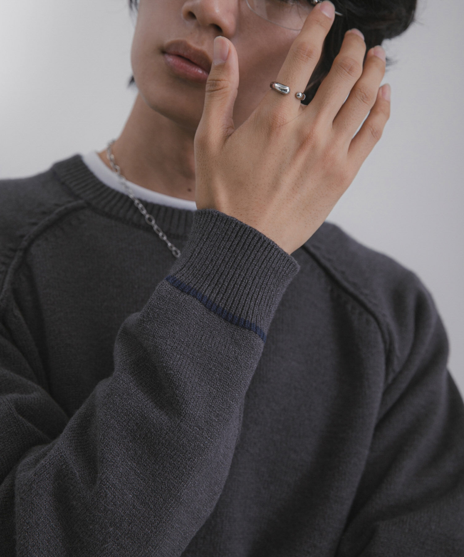 SENSE OF PLACE by URBAN RESEARCH「『一部WEB限定ｶﾗｰ』『洗濯可/毛玉防止』ｽﾄﾚｯﾁﾊｲｼｮｸﾗｲﾝﾆ」|ニット・セーター|