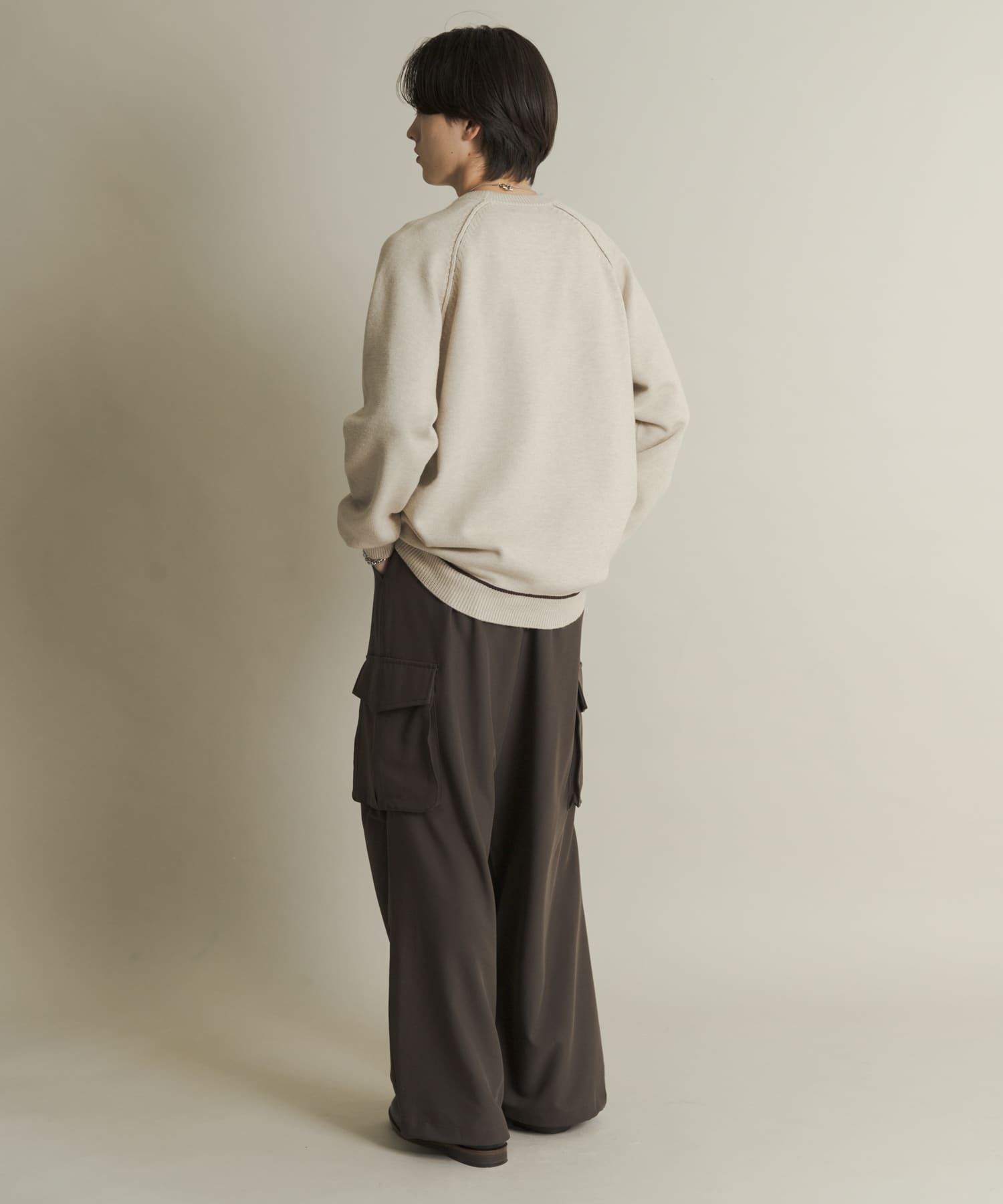 SENSE OF PLACE by URBAN RESEARCH「『一部WEB限定ｶﾗｰ』『洗濯可/毛玉防止』ｽﾄﾚｯﾁﾊｲｼｮｸﾗｲﾝﾆ」|ニット・セーター|