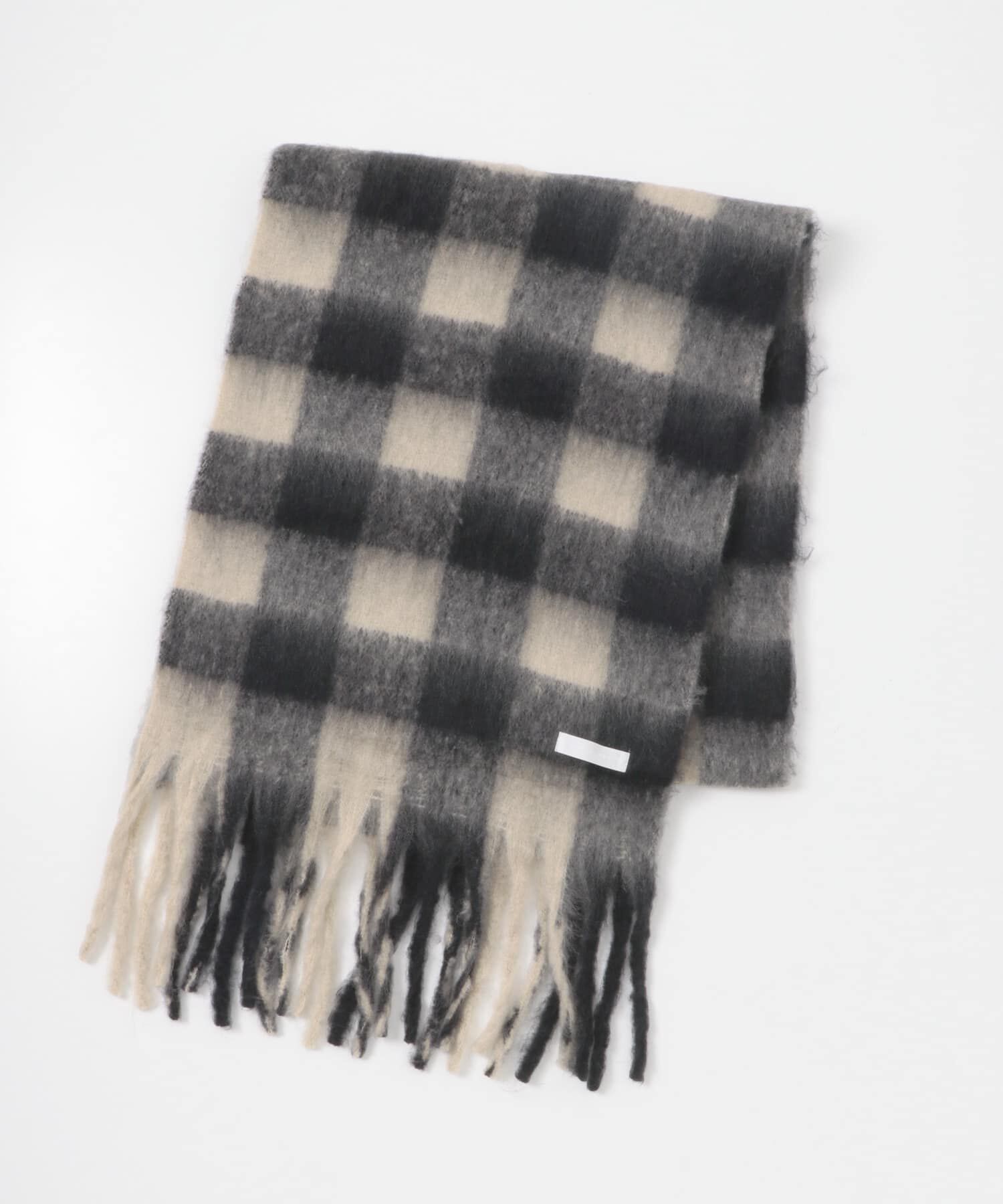 SENSE OF PLACE by URBAN RESEARCH「ブロックチェックボリュームマフラー」|マフラー|