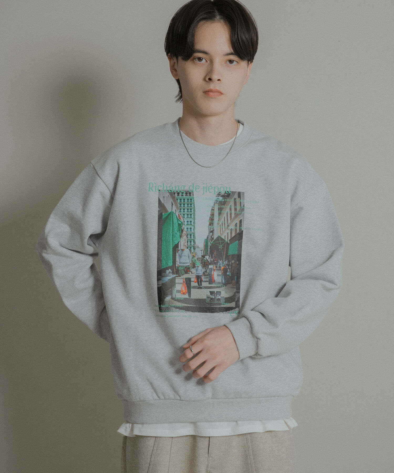 SENSE OF PLACE by URBAN RESEARCH「City graphic crew-neck Sweat」|スウェット・ジャージ|