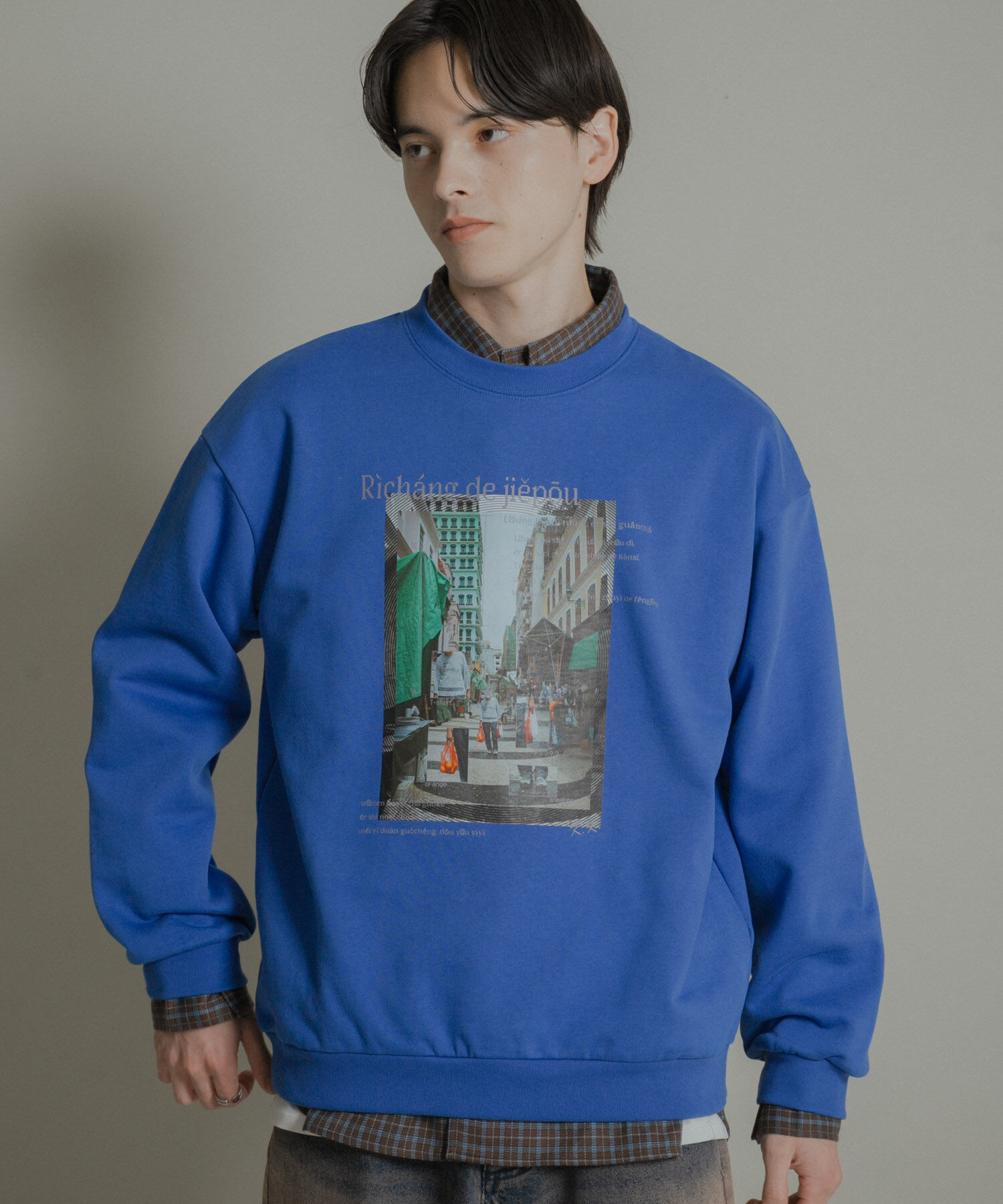 SENSE OF PLACE by URBAN RESEARCH「City graphic crew-neck Sweat」|スウェット・ジャージ|