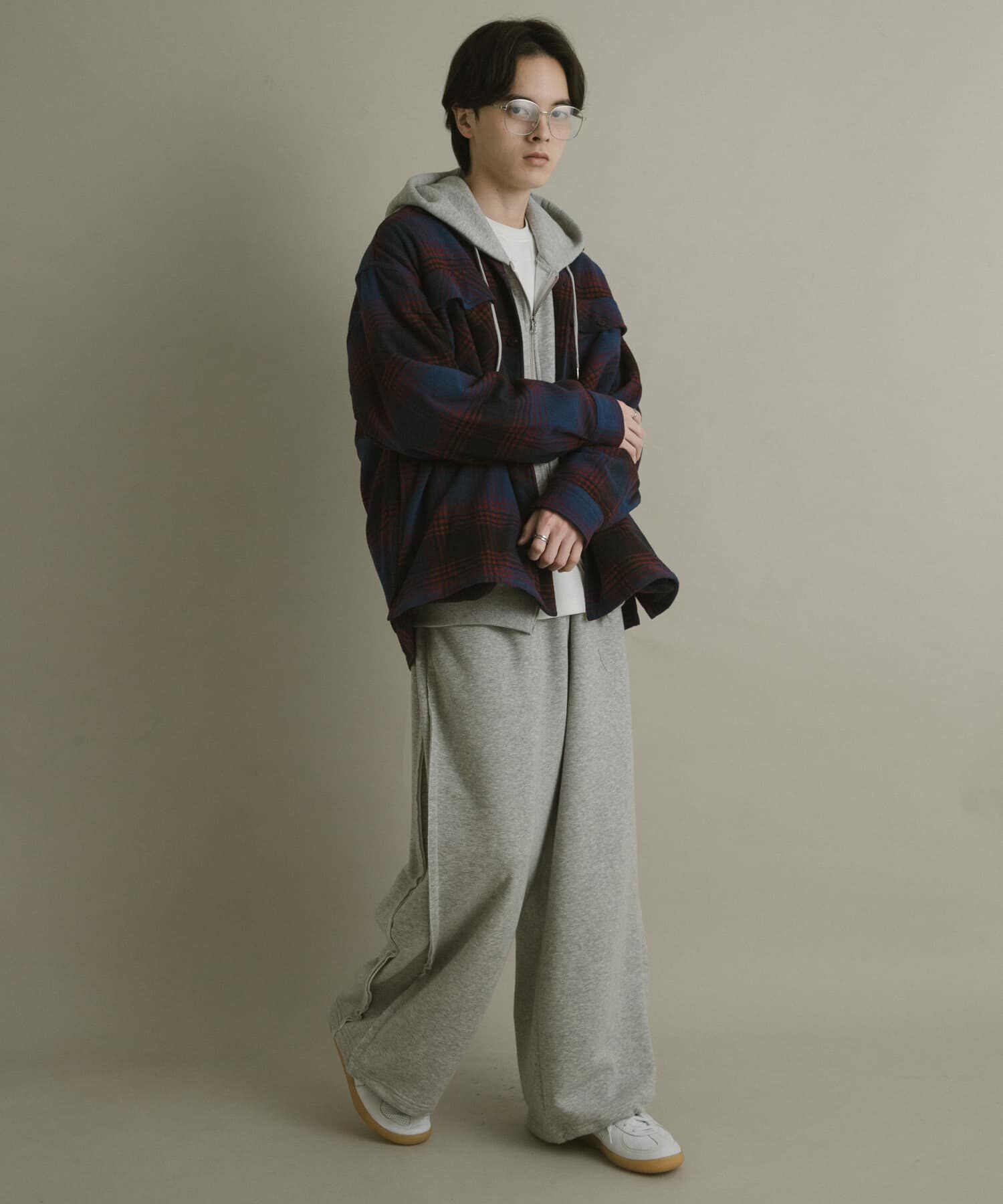 SENSE OF PLACE by URBAN RESEARCH「ブラッシュドヘビーネルチェックシャツ」|シャツ・ブラウス|