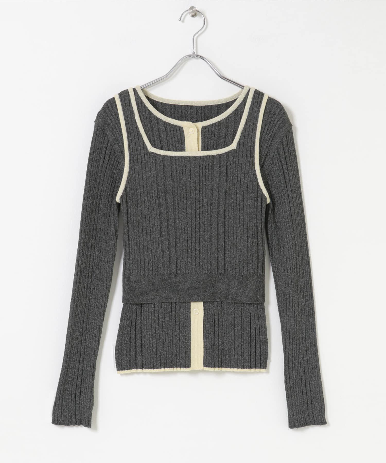 SENSE OF PLACE by URBAN RESEARCH「『洗濯可』2WAYニットアンサンブル」|ニット・セーター|