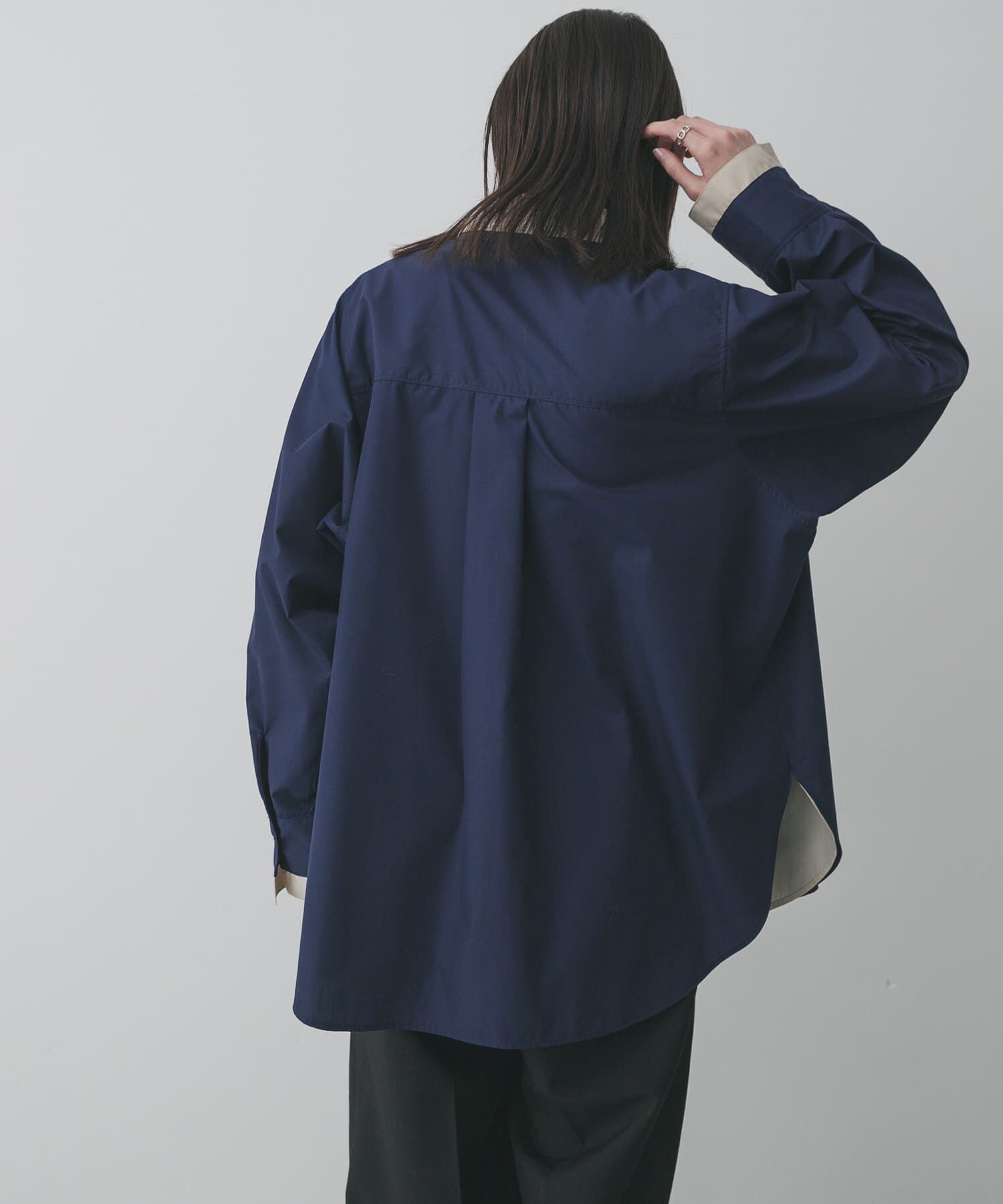 SENSE OF PLACE by URBAN RESEARCH「『WEB限定』フェイクレイヤードルーズシャツ」|シャツ・ブラウス|