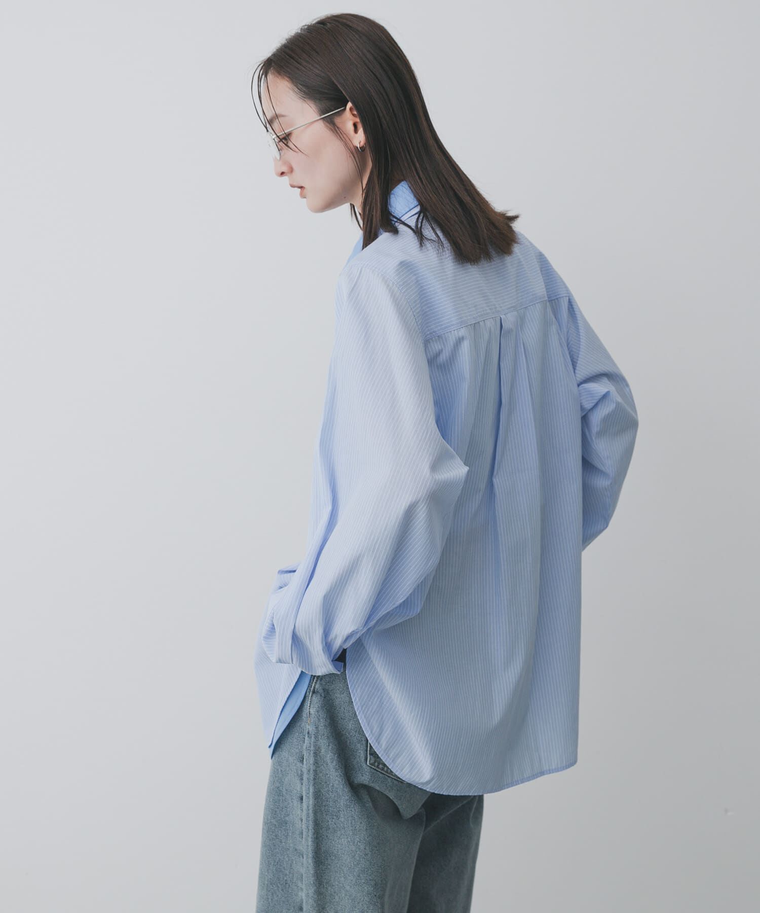 SENSE OF PLACE by URBAN RESEARCH「『WEB限定』フェイクレイヤードルーズシャツ」|シャツ・ブラウス|