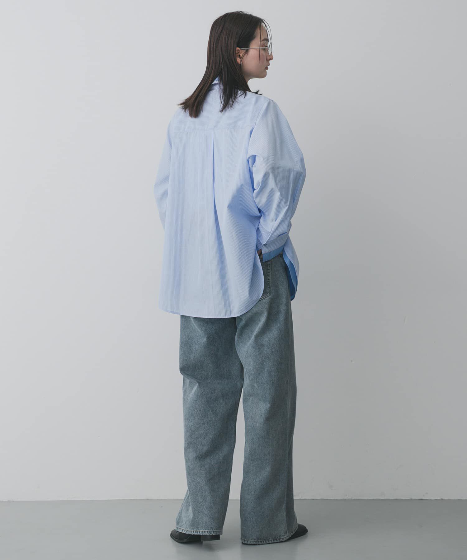 SENSE OF PLACE by URBAN RESEARCH「『WEB限定』フェイクレイヤードルーズシャツ」|シャツ・ブラウス|