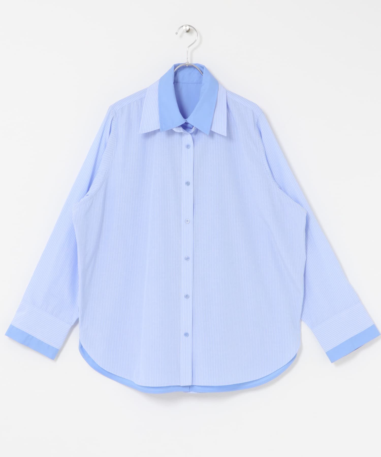 SENSE OF PLACE by URBAN RESEARCH「『WEB限定』フェイクレイヤードルーズシャツ」|シャツ・ブラウス|