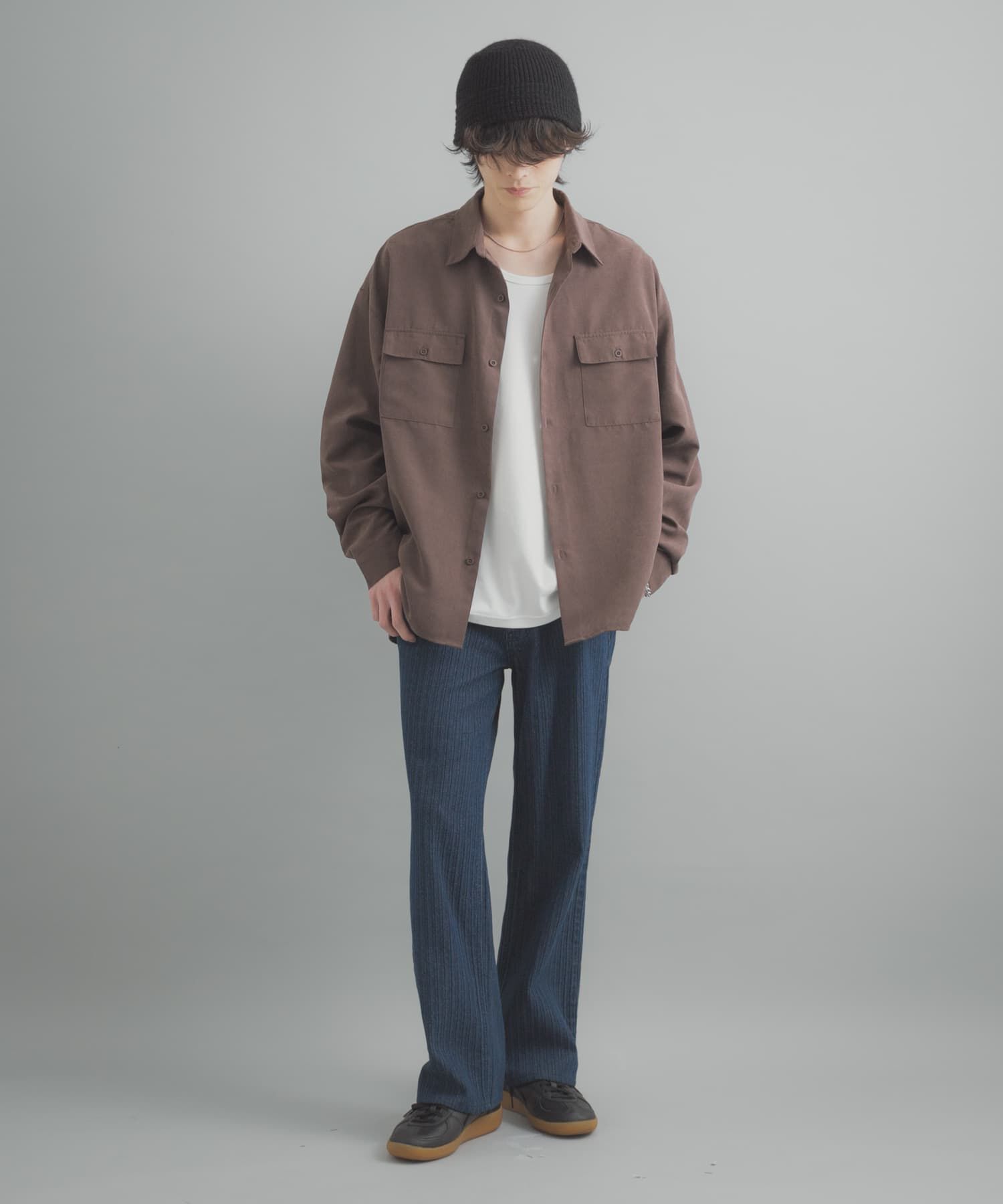 SENSE OF PLACE by URBAN RESEARCH「F/Sダブルポケットロングスリーブシャツ」|シャツ・ブラウス|