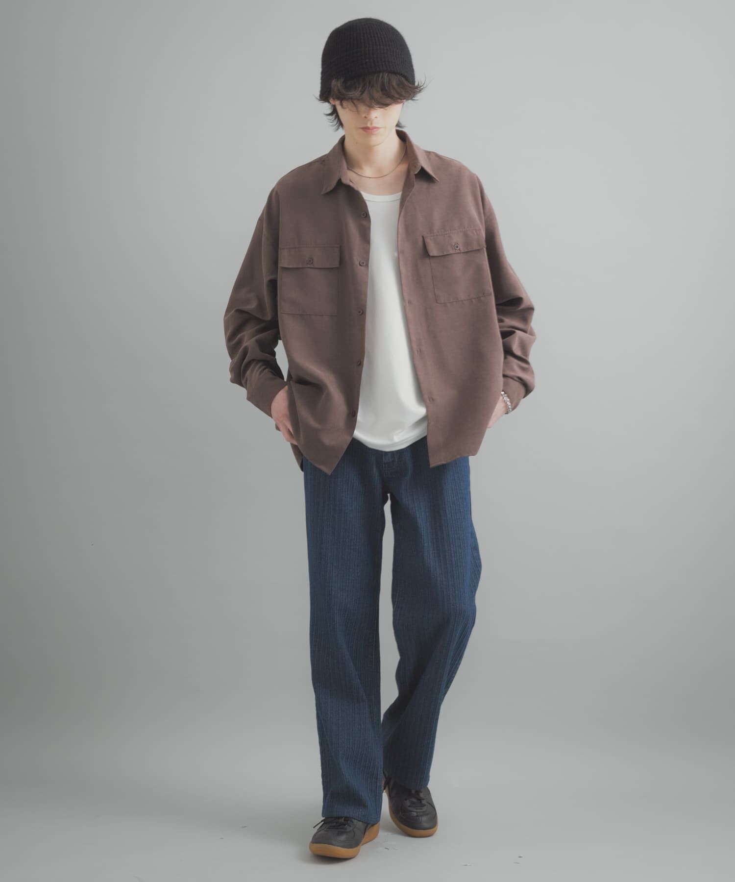 SENSE OF PLACE by URBAN RESEARCH「F/Sダブルポケットロングスリーブシャツ」|シャツ・ブラウス|