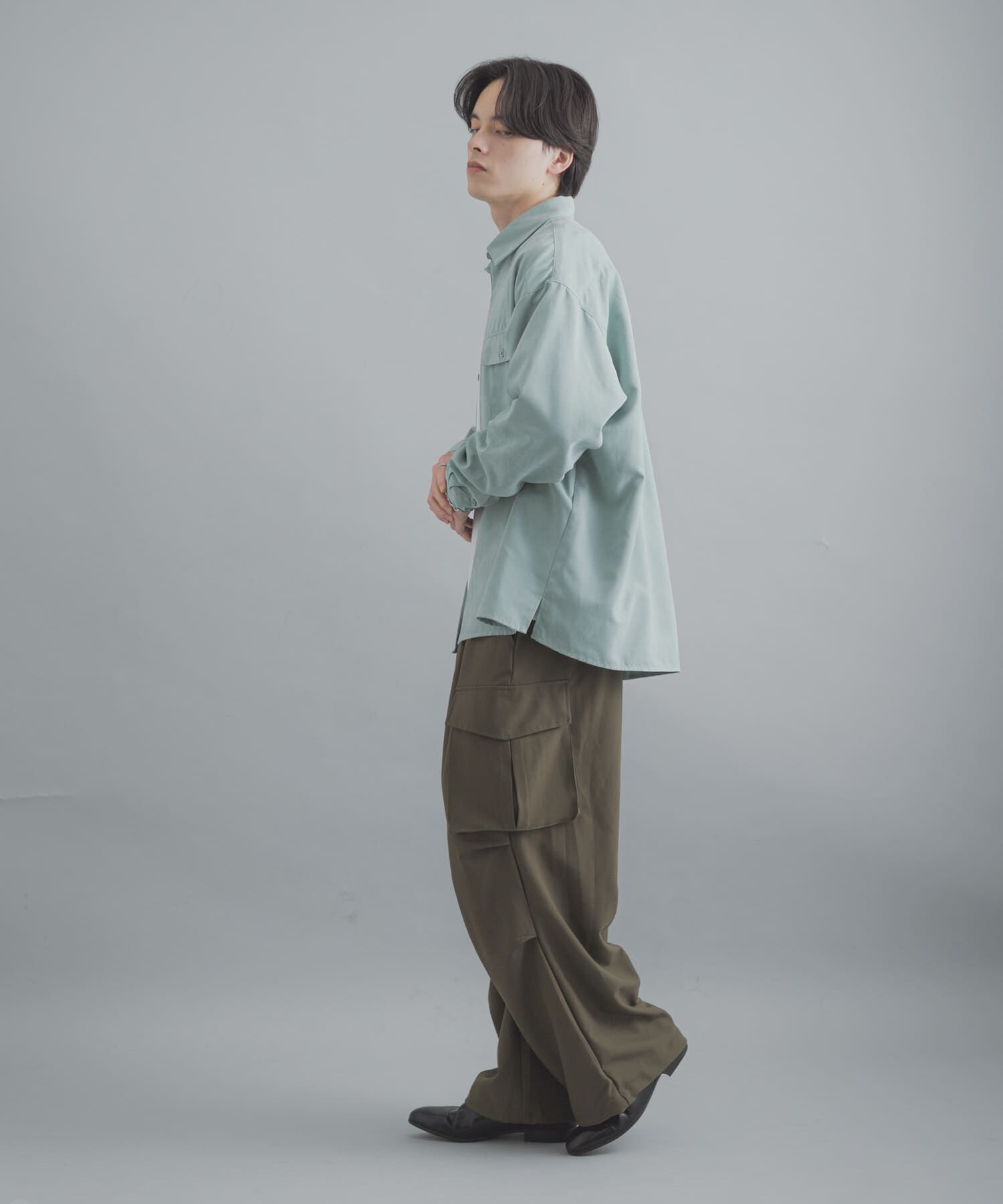 SENSE OF PLACE by URBAN RESEARCH「F/Sダブルポケットロングスリーブシャツ」|シャツ・ブラウス|