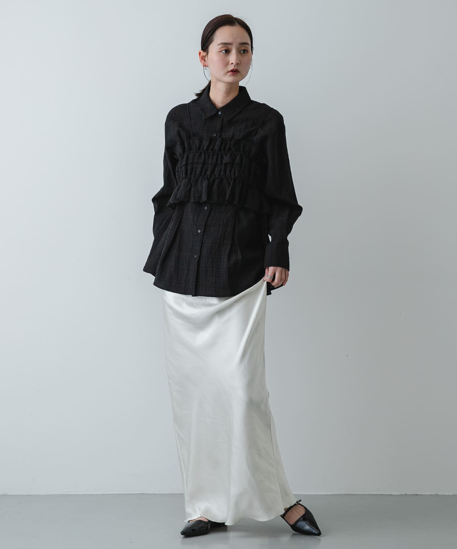 SENSE OF PLACE by URBAN RESEARCH「『抗菌』ポインテッドフラットパンプス」|パンプス|