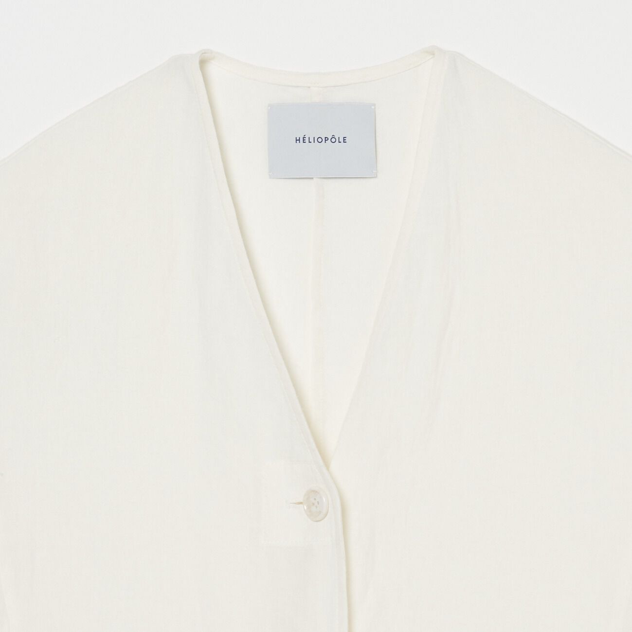 HELIOPOLE「HELIOPOLE DUNGAREES LINEN LONG GILLET」|ベスト・ジレ|