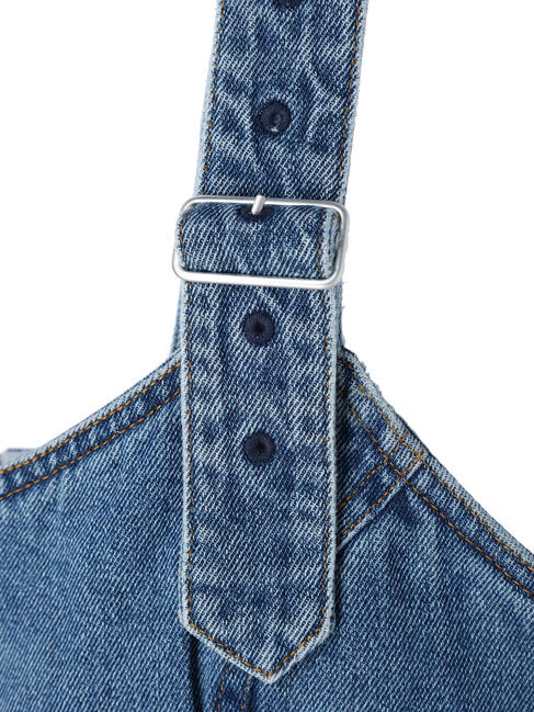 earth music&ecology「ショルダーベルト付きデニムビスチェ」|ベスト・ジレ|