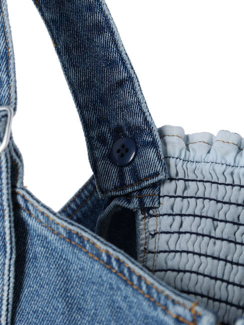 earth music&ecology「ショルダーベルト付きデニムビスチェ」|ベスト・ジレ|