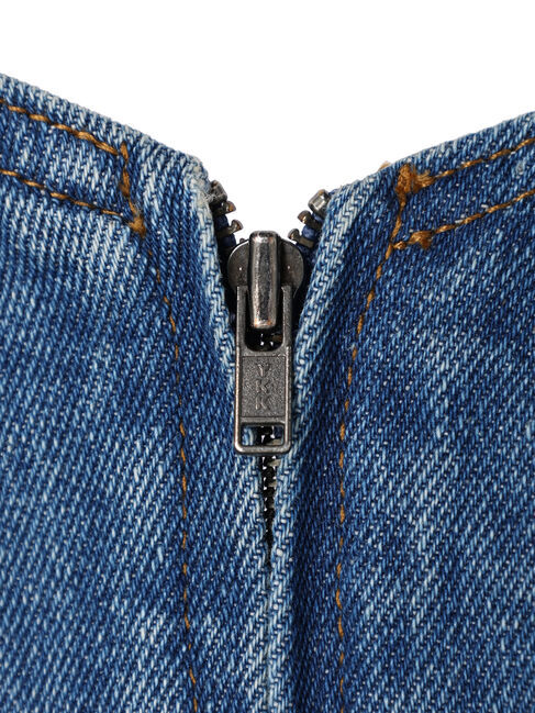 earth music&ecology「ウエストベルト付きデニムビスチェ」|ベスト・ジレ|