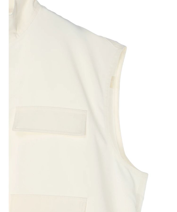 earth music&ecology「ミリタリースタンドカラーベスト」|ベスト・ジレ|