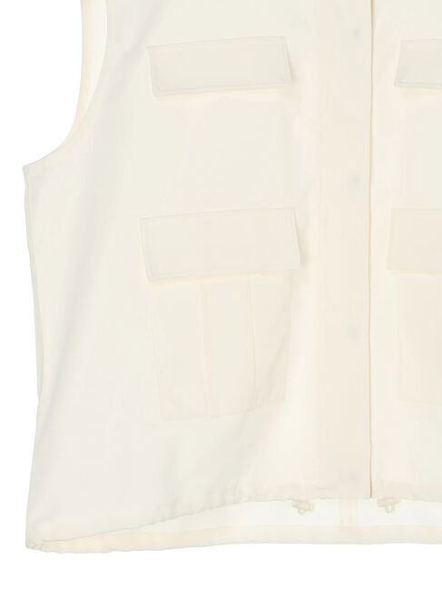 earth music&ecology「ミリタリースタンドカラーベスト」|ベスト・ジレ|