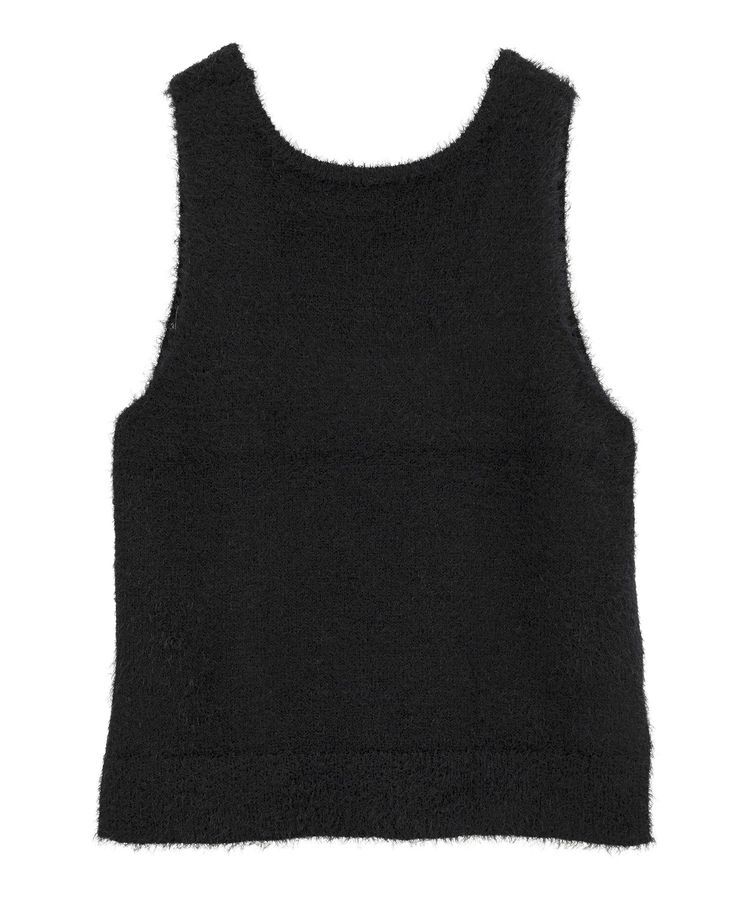 earth music&ecology「フェザーUネックニットベスト」|ベスト・ジレ|