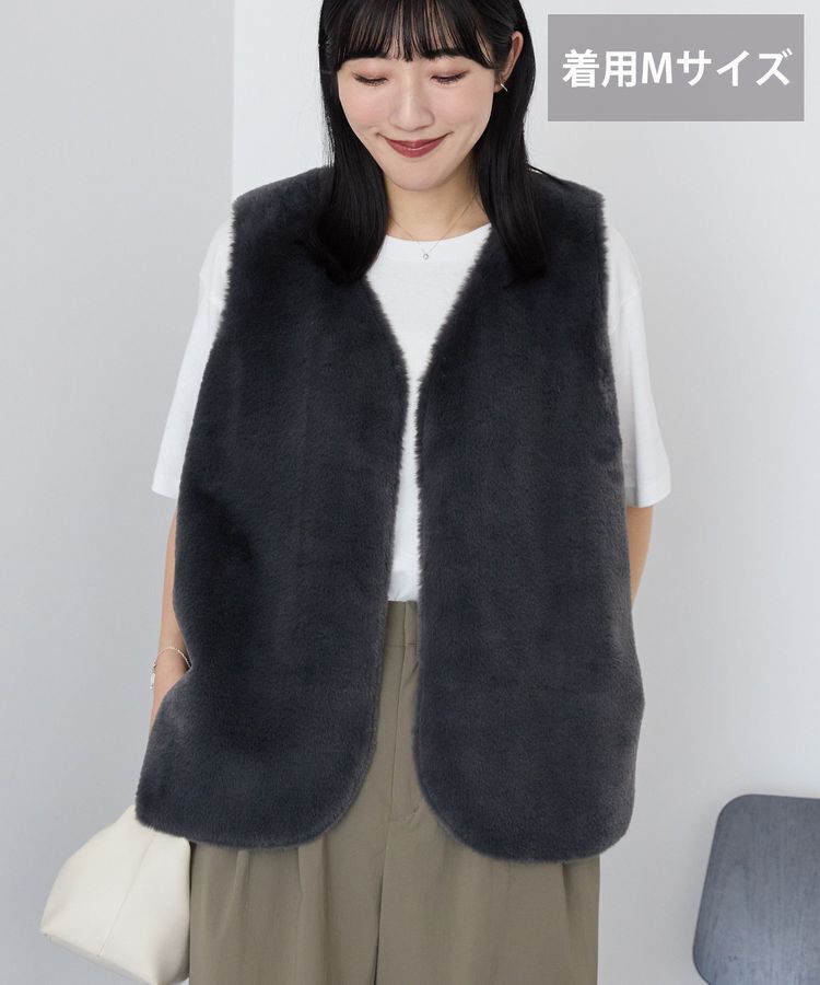 AMERICAN HOLIC「【選べる丈】ファーベスト」|ベスト・ジレ|