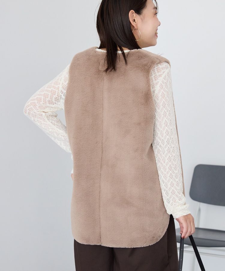 AMERICAN HOLIC「【選べる丈】ファーベスト」|ベスト・ジレ|