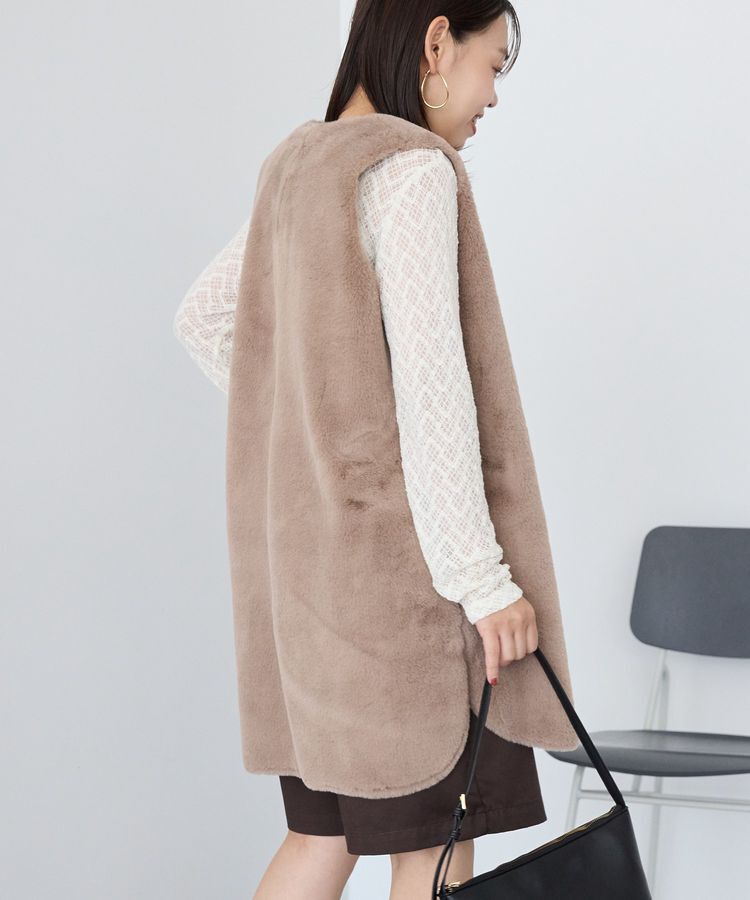 AMERICAN HOLIC「【選べる丈】ファーベスト」|ベスト・ジレ|