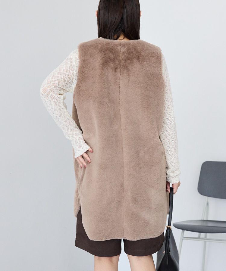 AMERICAN HOLIC「【選べる丈】ファーベスト」|ベスト・ジレ|