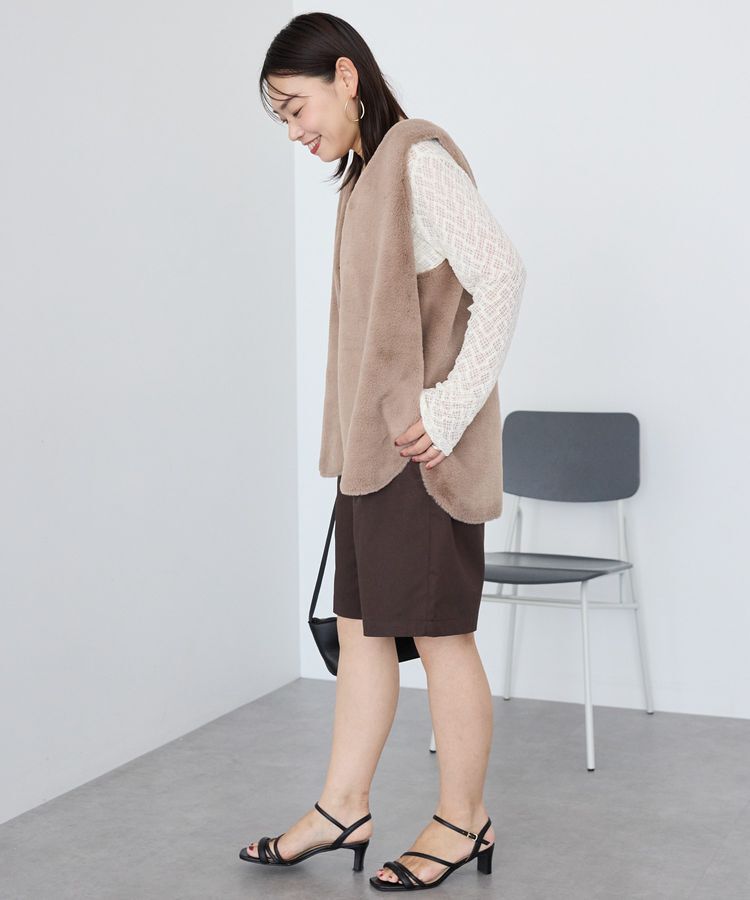 AMERICAN HOLIC「【選べる丈】ファーベスト」|ベスト・ジレ|