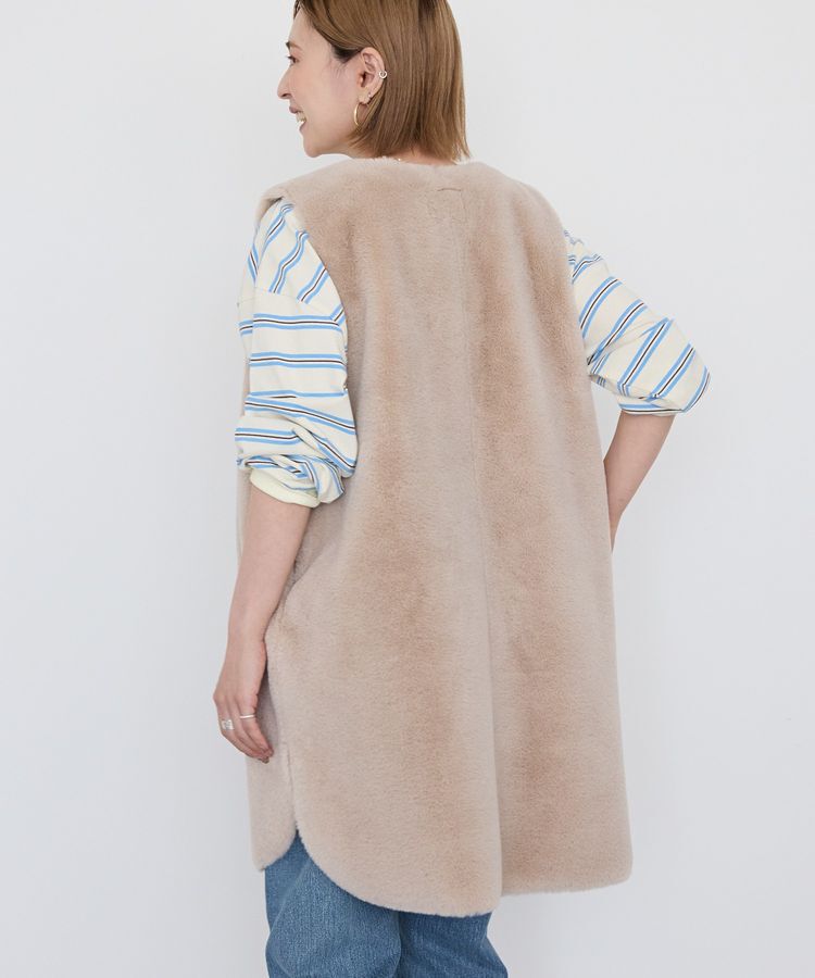 AMERICAN HOLIC「【選べる丈】ファーベスト」|ベスト・ジレ|