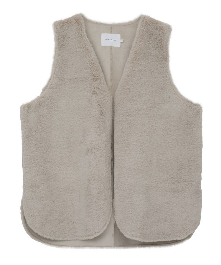 AMERICAN HOLIC「【選べる丈】ファーベスト」|ベスト・ジレ|