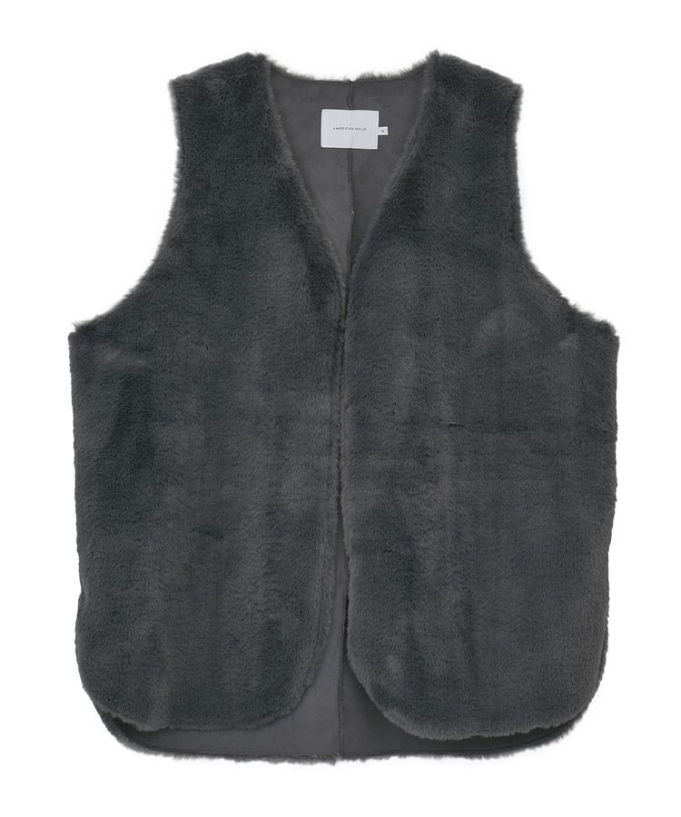 AMERICAN HOLIC「【選べる丈】ファーベスト」|ベスト・ジレ|