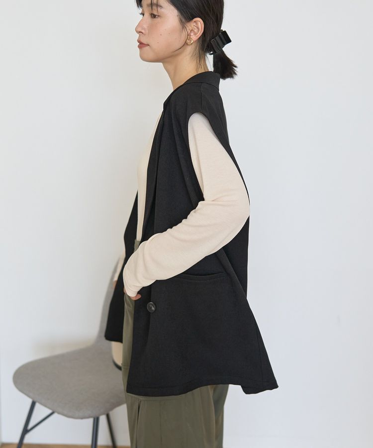 AMERICAN HOLIC「テーラードミドル丈ジレ」|ベスト・ジレ|