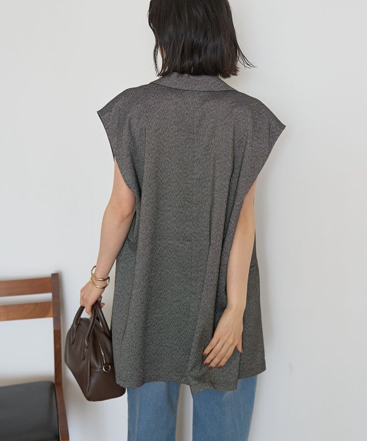 AMERICAN HOLIC「テーラードミドル丈ジレ」|ベスト・ジレ|