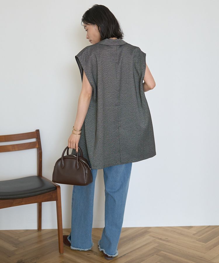 AMERICAN HOLIC「テーラードミドル丈ジレ」|ベスト・ジレ|