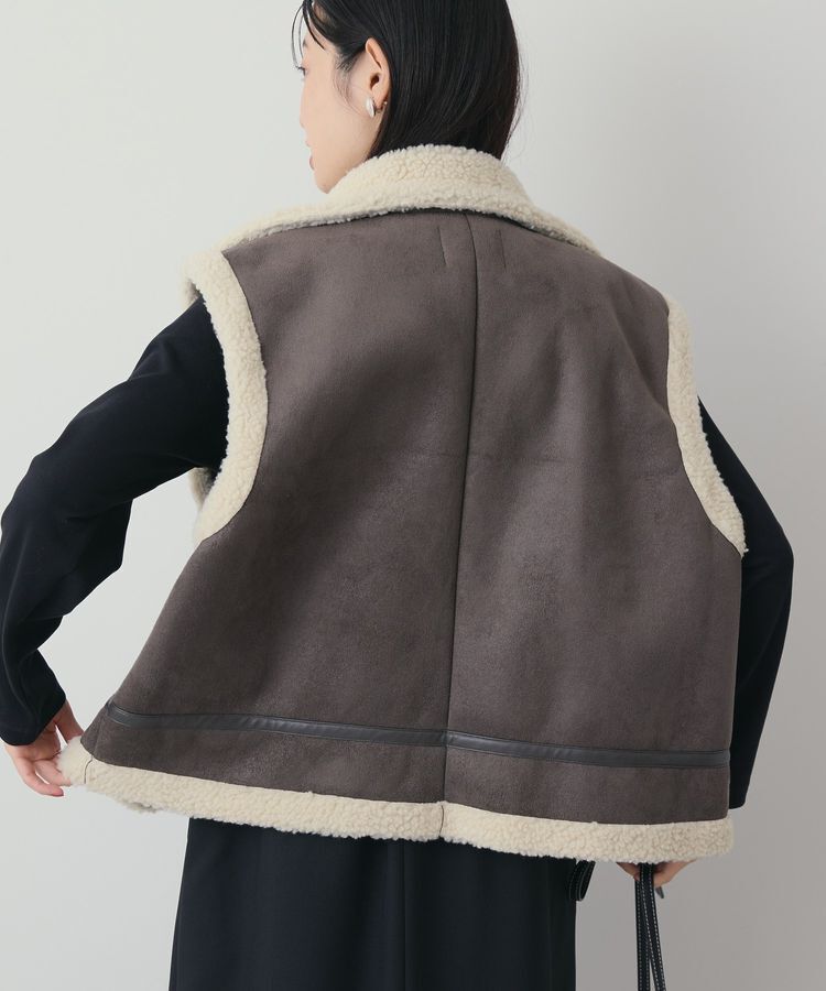 AMERICAN HOLIC「ムートンライクベスト」|ベスト・ジレ|