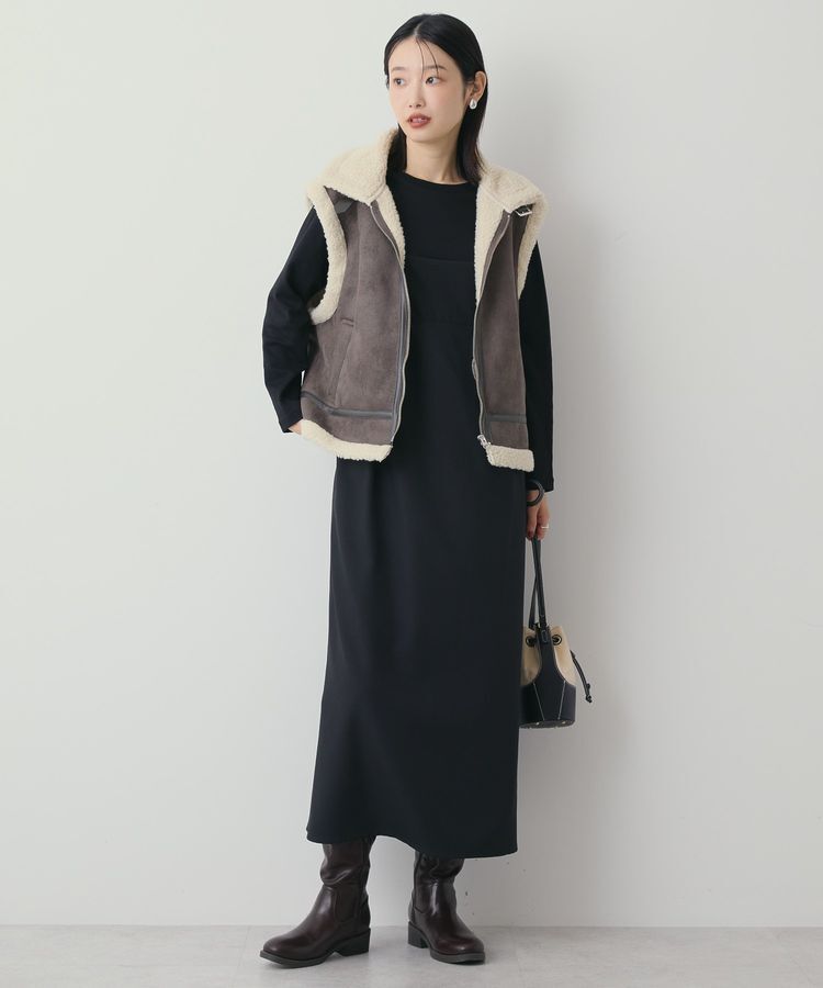 AMERICAN HOLIC「ムートンライクベスト」|ベスト・ジレ|